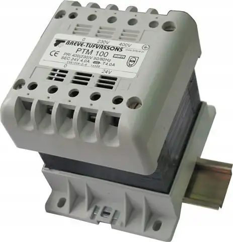 Product: Transformator jednofazowy PTM 120 230/ 24V IP21 na szynę DIN TH-35 w obudow