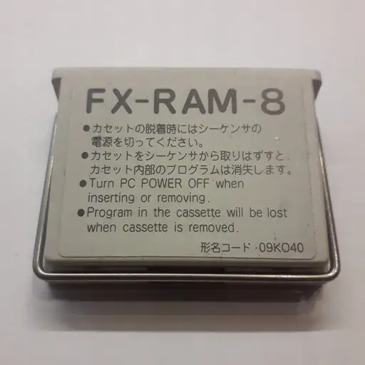 Product: MITSUBISHI FX-RAM-8 SRAM MEMORY JY331B462-B