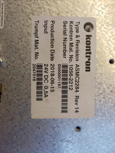 Product: TRUMPF ASMC2284 Rev 14 Specjalistyczny sterownik laserowy