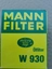 Product: Mann-Filter W 930