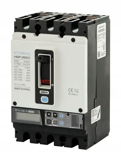 Produkt: Wyłącznik Kompaktowy HGP250S 3P, 85kA, 100-250A, zabezpieczenie elek.