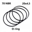 Prodotto: O-ring 20x4,5 70 NBR