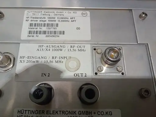 Product: HÜTTINGER ELEKTRONIK, RF-Driver-AMP Trumpf