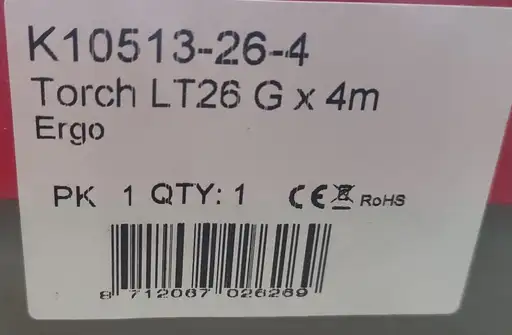 Product: TIG welding chuck LT-26G 4M Lincoln Electric