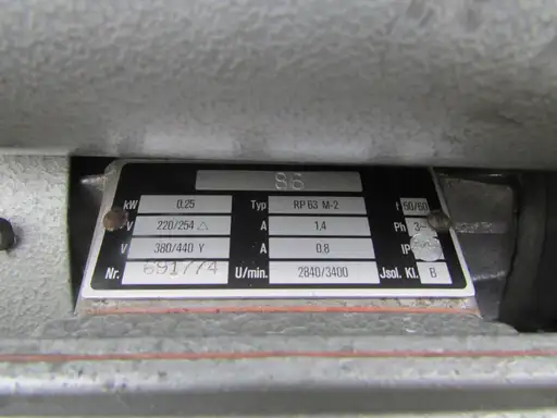 Produkt: Seitenkanalgebläse 0,25 kw 2840 U/min