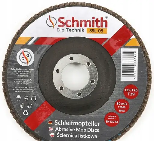 Prodotto: TARCZA LISTKOWA LAMELKA DO SZLIFOWANIA DREWNA METALU P120 ŚCIERNA ŚCIE