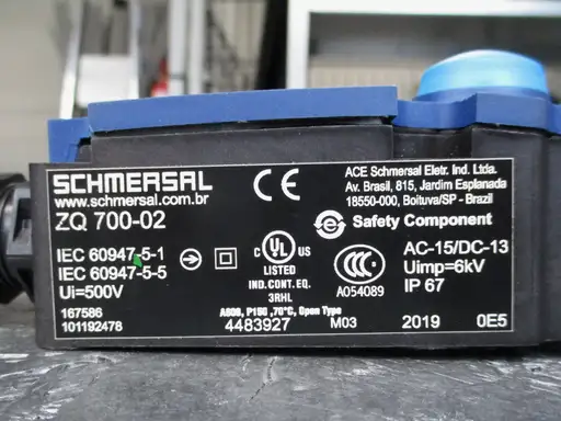 Product: Schmersal Wyłącznik bezpieczeństwa ZQ 700-02