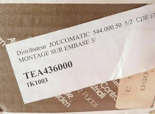 Product: JOUCOMATIC 544.000.50 54400050 TEA436000 ! NEW !