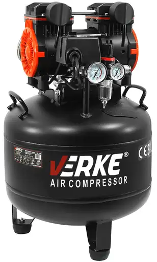 Product: PROFESJONALNY KOMPRESOR BEZOLEJOWY SPRĘŻARKA POWIETRZA 8 BAR 2KM 38L 230V