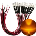 Offerta: DIODY LED 12V 5mm ŻÓŁTE - przewody o długości 20cm | komplet 10 SZT