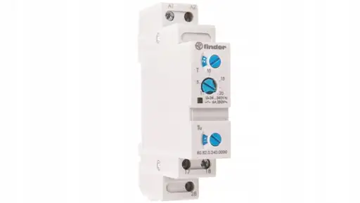 Product: Przekaźnik czasowy modułowy 12...240VAC/DC, 2Z 6A 250V