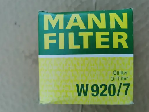 Product: Filtr oleju MANN-FILTER W 920/7