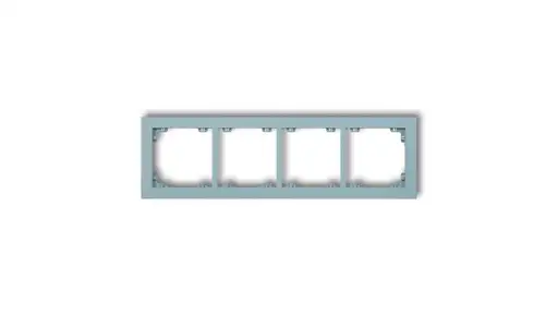 Produkt: DECO Ramka poczwórna DECO Pastel Matt lazurowy 48DR-4
