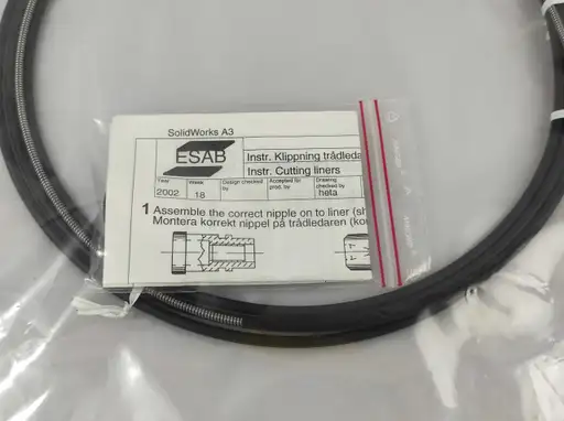 Product: ESAB 366549882 PROWADNIK DRUTU SPIRALA 3m 0,6-0,8