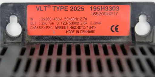 Product: Falownik Danfoss 195H3303 VLT TYPE 2025