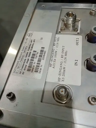 Product: HÜTTINGER ELEKTRONIK, RF-Driver-AMP Trumpf
