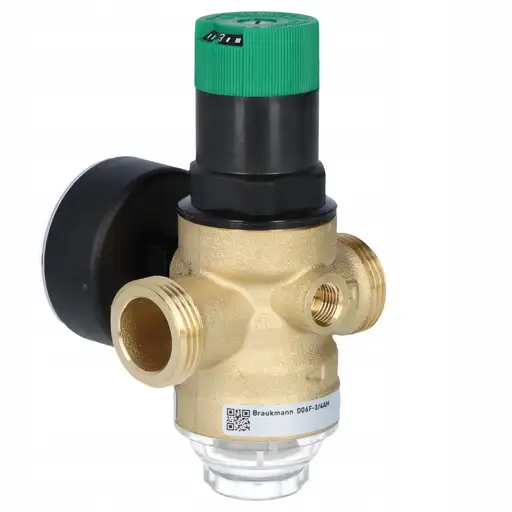 Product: Regulator ciśnienia, ze śrubunkami, 3/4 cala, z manometrem 0-10 bar