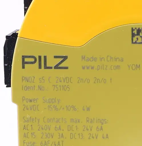 Product: PILZ 751105 PN0Z S5 24VDC