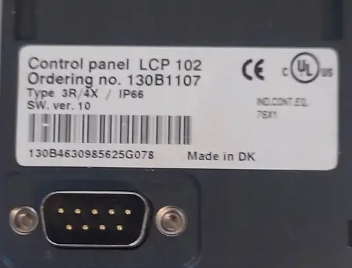 Product: FALOWNIK DANFOSS VLT FC-301 131B1268 1,5kW 380V 0-1000Hz 4.1/3.4A + LCP 102