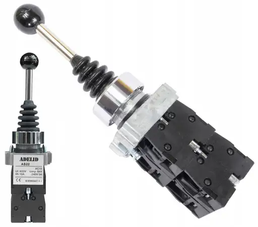 Produkt: MANIPULATOR JOYSTICK 4 pozycyjny 4NO monostabilny