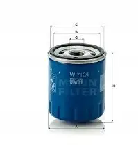 Product: Mann-Filter W 712/8 Filtr oleju