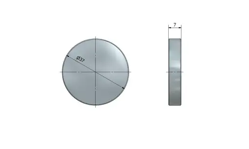 Product: Protective glass OG Y D37 d7