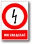 Produkt: NIE ZAŁĄCZAĆ - znak TABLICZKA elektryczne 150X210 LIBRES POLSKA SP 