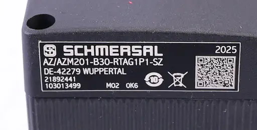 Product: SCHMERSAL AZ/AZM201-B30-RTAG1P1-SZ 21892441 ! NEW !