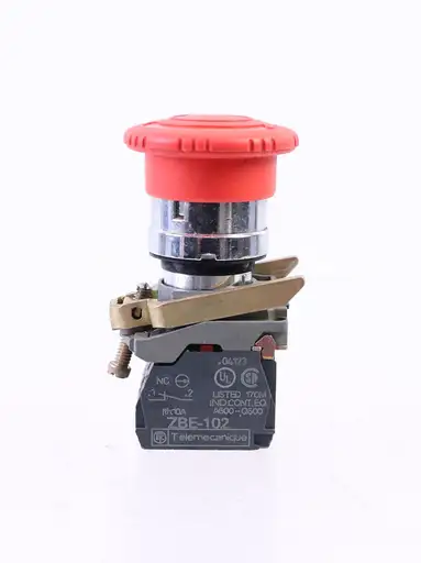 Product: TELEMECANIQUE 3x ZBE-102 ZBE102 RED EMEGRENCY PUSH BUTTON