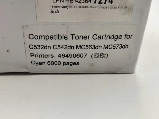 Produkt: Toner zamiennik OKI 46490607 Cyan