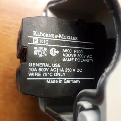 Product: MOELLER K10 X3 ŁĄCZNIK IMPULSOWY NA KLUCZYK + OBUDOWA