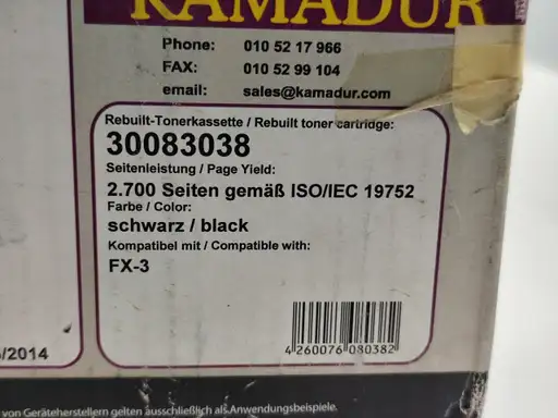 Produkt: Toner zamiennik Canon FX-3 Black