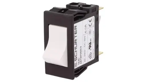 Prodotto: Wyłącznik nadprądowy Iznam: 6A Uznam: 240VAC 60VDC DPST Bieguny: 2 443...