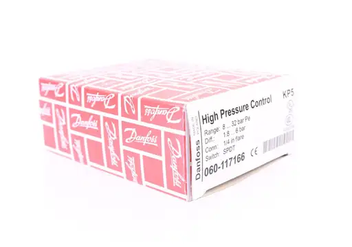 Product: DANFOSS KP5 060-117166 high pressure control ! NEW !