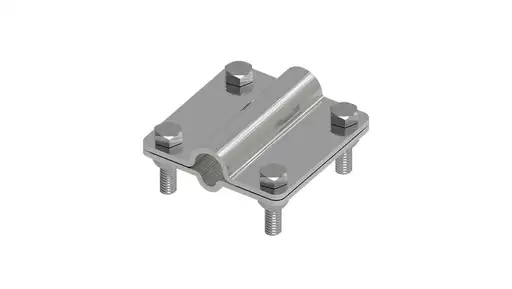 Prodotto: Złącze uniwersalne 2-elem. 80x80 drut8-pręt16 stal nierdzewna 215.6 NI...