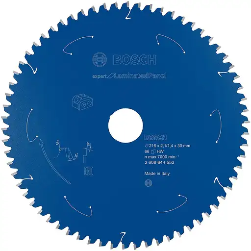 Product: BOSCH 2608644552 Tarcza pilarska weglikowa Expert 216x2.1/1.4x30T66