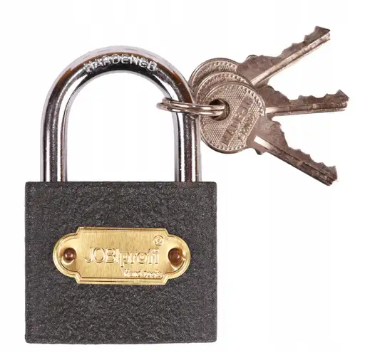 Product: JOBIprofi Kłódka żeliwna 50mm + 3 klucze