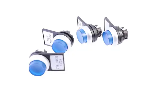 Product: MOELLER BLUE PUSH BUTTON SET 4 PCS