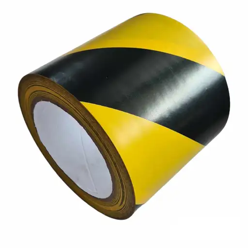 Product: Taśma ostrzegawcza żółto-czarna samoprzylepna 50mm x 33m