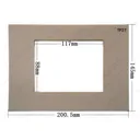 Produkt: MASKOWNICA DO PANELU SIEMENS TP27 TP27-6 6AV3627-1QK00-2AX0