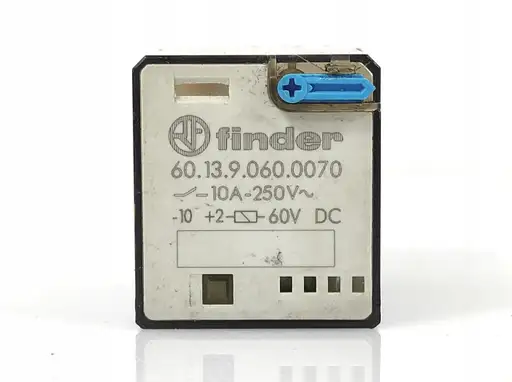 Product: FINDER 60.13.9.060.0070 PRZEKAŹNIK 10A 250V~ 60Vdc