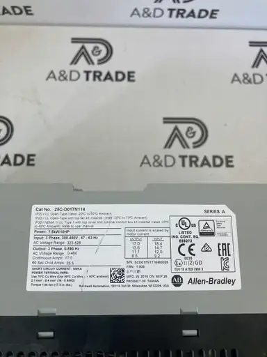 Product: Allen-Bradley 25C-D017N114, 25C D017N114