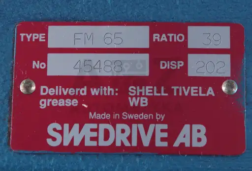 Produkt: PMC SWEDRIVE AB FM 65 FM65 45488 