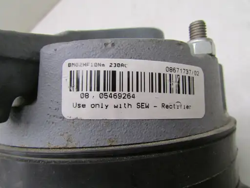 Prodotto: Hamulec elektromagnetyczny SEW BMG2 HF 10Nm 230VAC