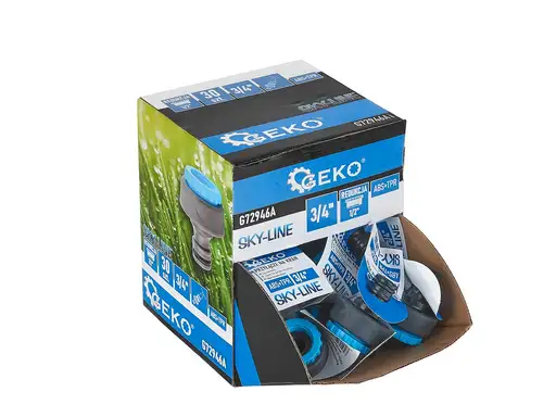Produkt: Przyłącze na kran 3/4" z redukcją 1/2" SKY-LINE - kartonik wystawowy (30/240)