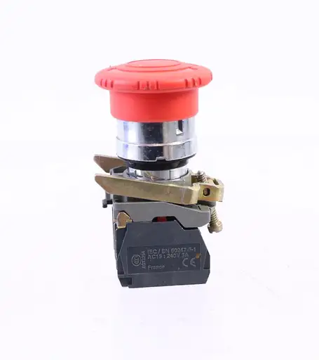 Product: TELEMECANIQUE 3x ZBE-102 ZBE102 RED EMEGRENCY PUSH BUTTON
