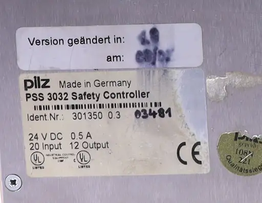 Product: PILZ PSS 3032 301350 SAFETY CONTROLLER PSS3032