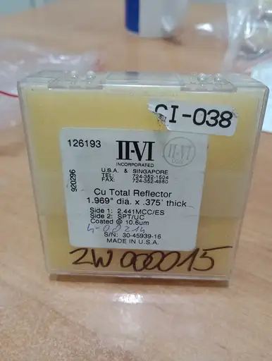 Product: II-VI 126193 - Focusing lens 1.969"" x ,375""