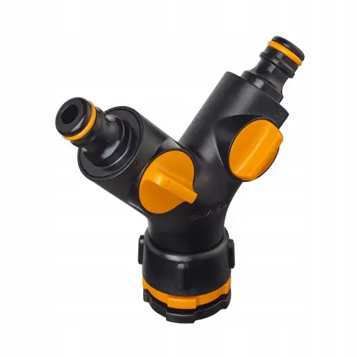 Product: FISKARS 1027061 Podwójne przyłącze kranowe 1/2"-3/4"-1"