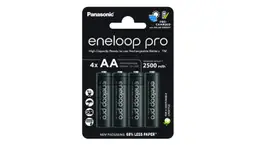Produkt: Akumulator NiMH R6 / AA 2500mAh 1,2V Eneloop PRO BK-3HCDE/4BE (4 szt.)